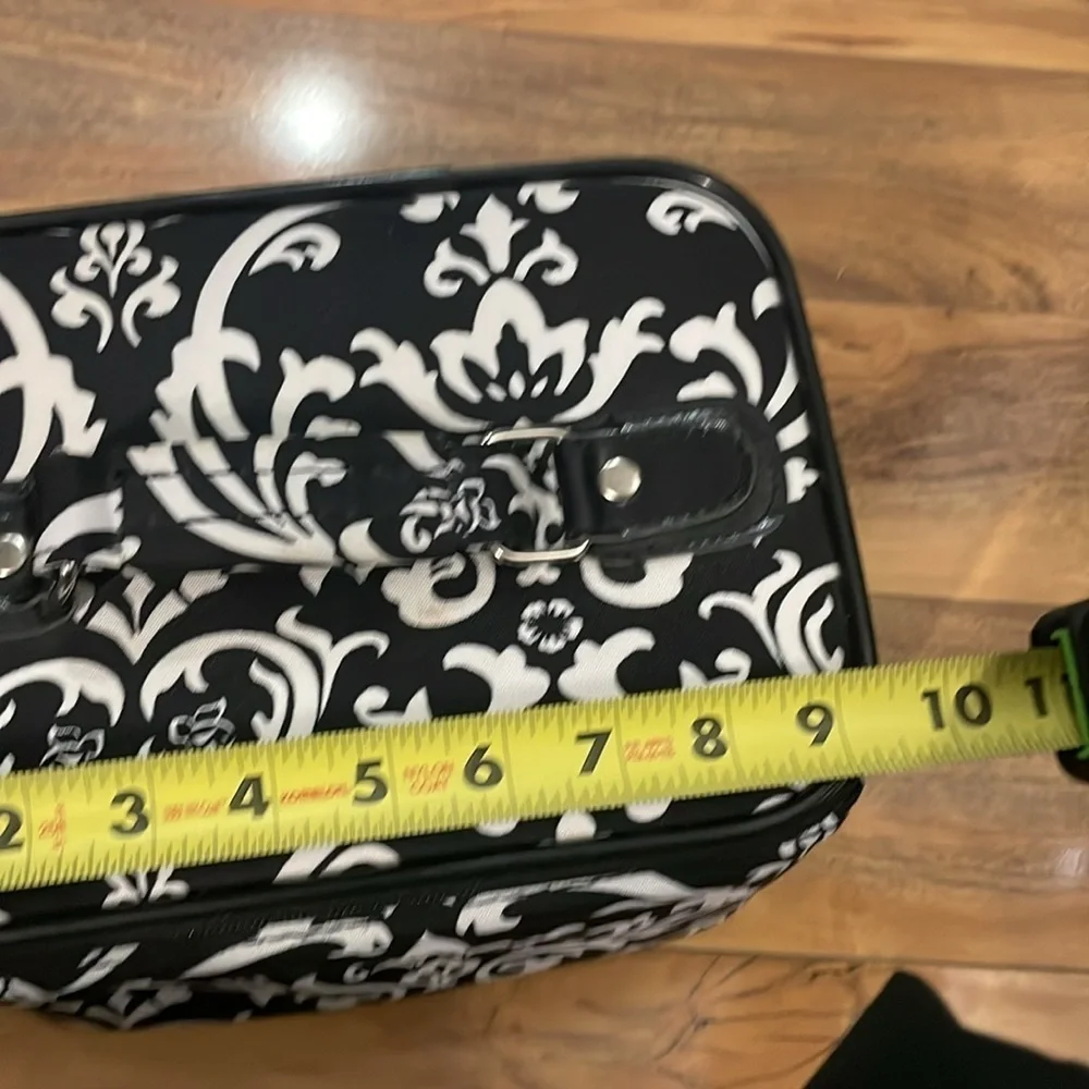 Black and Pink Makeup Case with Mirror